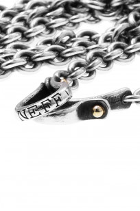 Neff Goldsmith Link Chain w/ Custom Silver & Gold Clasp - 4mm / 24" - Image 3
